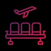 HDFC credit card benefits – airport lounge access icon